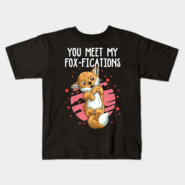 fox lovers Kids T-Shirt by reginaturner